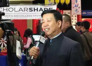 启润影视董事长李启涵在美接受洛杉矶汉天卫视采访