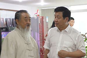 璞石书院院长秦树明一行考察参观启润影业