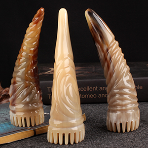 天然牛角梳纯按摩洗头梳