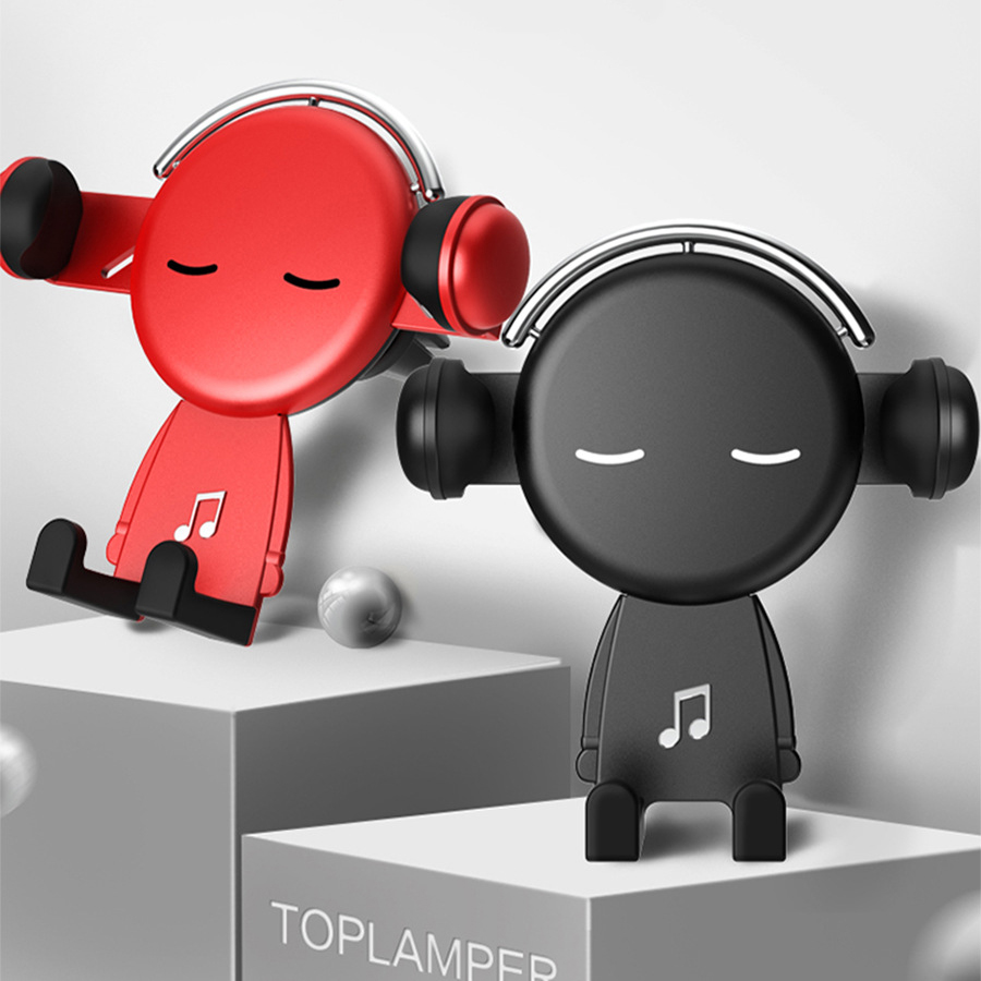   车载手机架出风口重力感应支架   