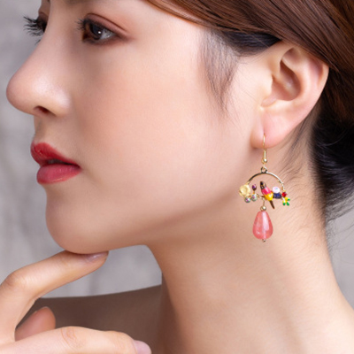 宫廷复古风耳坠 中国风古韵原创饰品耳环 民族风饰品